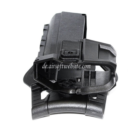 Airsoft Website Polymer Hartschalenkoffer Beweglich Halfter Geeignet für G17 G18C G19 Pistolen Airsoft