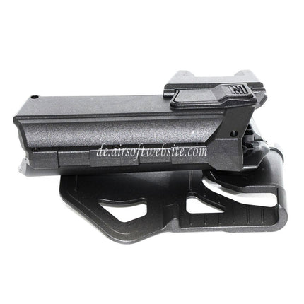 Airsoft Website Polymer Hartschalenkoffer Beweglich Halfter Geeignet für G17 G18C G19 Pistolen Airsoft