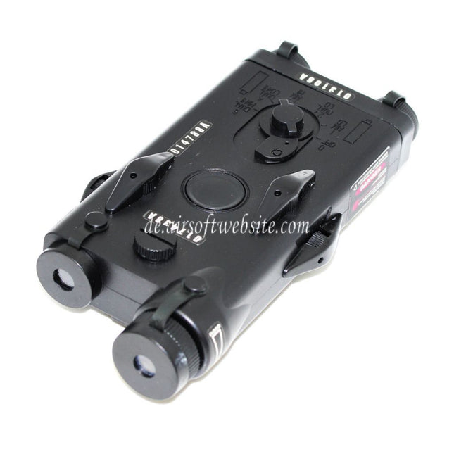 D-BOYS PEQ 2 Stil Batteriefach Box mit RIS Mount Geeignet für AEG Airsoft Schwarz