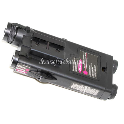 D-BOYS PEQ 2 Stil Batteriefach Box mit RIS Mount Geeignet für AEG Airsoft Schwarz