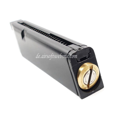APS 23rd Co2 Magazin Geeignet für G17 G18C ACP601 ACP606 A-CAP Z1-CAP Black Hornet Dragonfly Scorpion SHARK Spyder X1-CAP / Tokyo Marui / WE / Armorer Works GBB Pistolen Airsoft