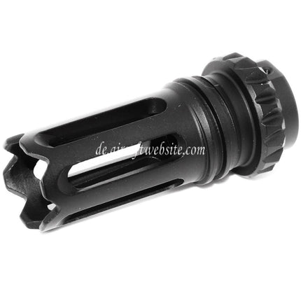 CYMA AAC/QD SCAR Typ Mündungsfeuerdämpfer Geeignet für -14mm CCW Gegen den Uhrzeigersinn Lauf Gewehre Airsoft Schwarz