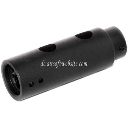 APS Mini Y Comp Muzzle Mündungsfeuerdämpfer Geeignet für +14mm CW Rechtsgewinde Lauf Gewehre Airsoft Schwarz