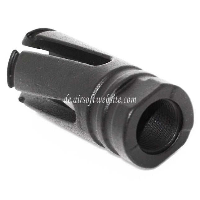 APS Vortex Muzzle Mündungsfeuerdämpfer Geeignet für -14mm CCW Gegen den Uhrzeigersinn Lauf Gewehre Airsoft Schwarz