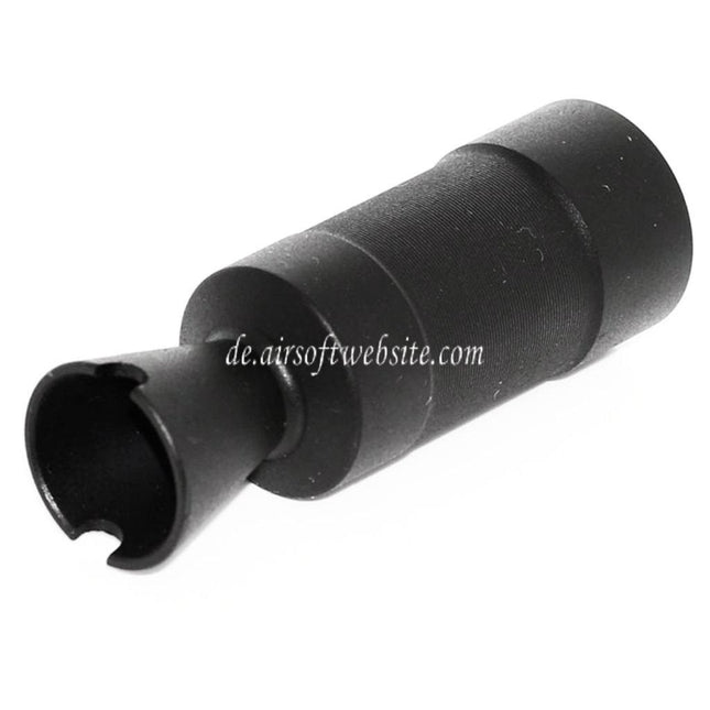 APS AK74U Muzzle Mündungsfeuerdämpfer Geeignet für -14mm CCW Gegen den Uhrzeigersinn Lauf Gewehre Airsoft Schwarz