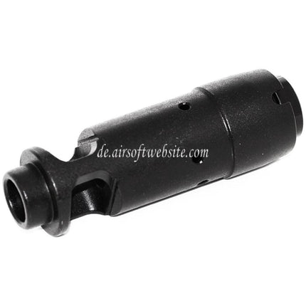 APS AK74 Muzzle Mündungsfeuerdämpfer Geeignet für -14mm CCW Gegen den Uhrzeigersinn Lauf Gewehre Airsoft Schwarz