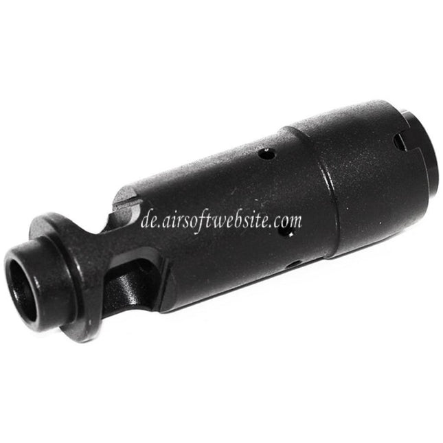 APS AK74 Muzzle Mündungsfeuerdämpfer Geeignet für -14mm CCW Gegen den Uhrzeigersinn Lauf Gewehre Airsoft Schwarz