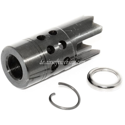 APS Rebar Cutter Mündungsfeuerdämpfer Geeignet für +14mm CW Rechtsgewinde Lauf Gewehre Airsoft