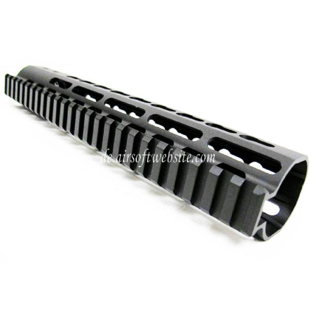 Airsoft Website CNC Aluminum 10 Zoll RAS Handguard Keymod Rail System Geeignet für M4 M16 AEG Serie Gewehre Schwarz