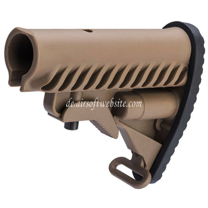 APS Battle Tele Stil Stock Geeignet für M4 M16 Serie AEG Gewehre Airsoft