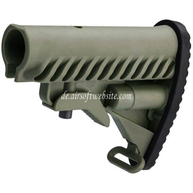 APS Battle Tele Stil Stock Geeignet für M4 M16 Serie AEG Gewehre Airsoft
