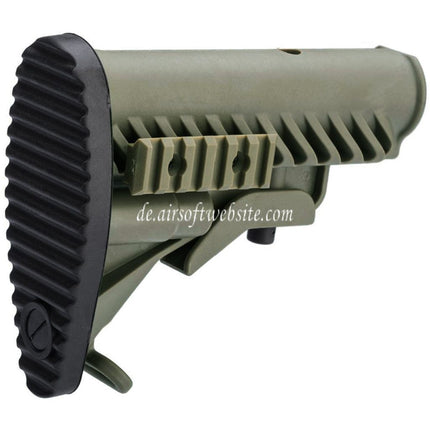 APS Battle Tele Stil Stock Geeignet für M4 M16 Serie AEG Gewehre Airsoft