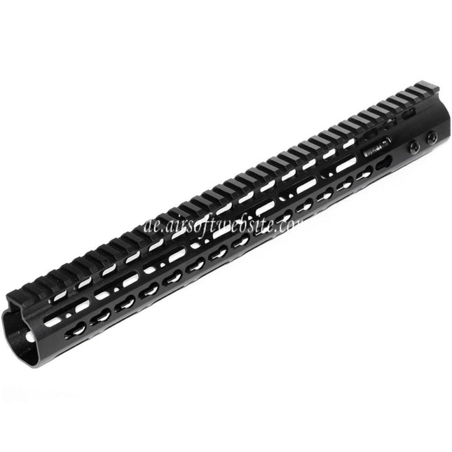 Airsoft Website CNC Aluminum 15 Zoll Keymod RAS Handschutz Schienen System Geeignet für M4 M16 Serie AEG Gewehre Schwarz