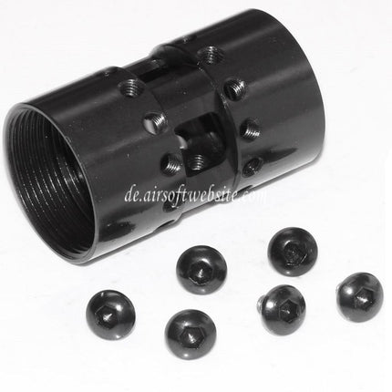 Airsoft Website CNC Aluminum 15 Zoll Keymod RAS Handschutz Schienen System Geeignet für M4 M16 Serie AEG Gewehre Schwarz