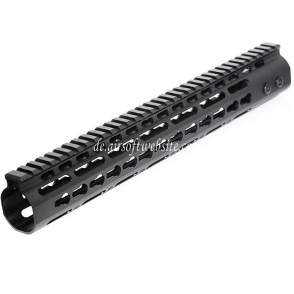 Airsoft Website CNC Aluminum 13.5 Zoll Keymod RAS Handschutz Schienen System Geeignet für M4 M16 Serie AEG Gewehre Schwarz