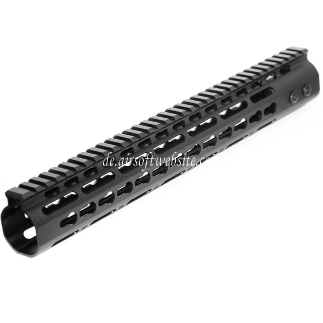 Airsoft Website CNC Aluminum 13.5 Zoll Keymod RAS Handschutz Schienen System Geeignet für M4 M16 Serie AEG Gewehre Schwarz
