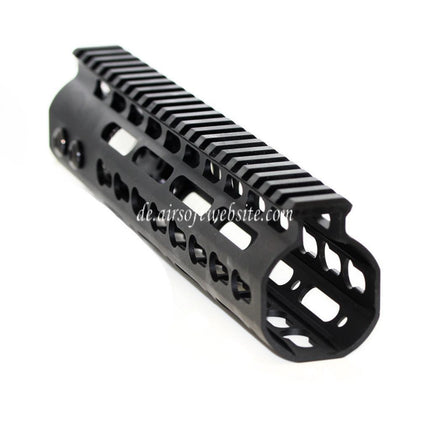 Airsoft Website CNC Aluminum 9 Zoll Keymod Handschutz Schienen System Geeignet für M4 M16 Serie AEG Gewehre Schwarz