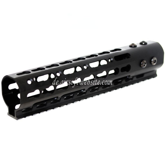Airsoft Website CNC Aluminum 9 Zoll Keymod Handschutz Schienen System Geeignet für M4 M16 Serie AEG Gewehre Schwarz