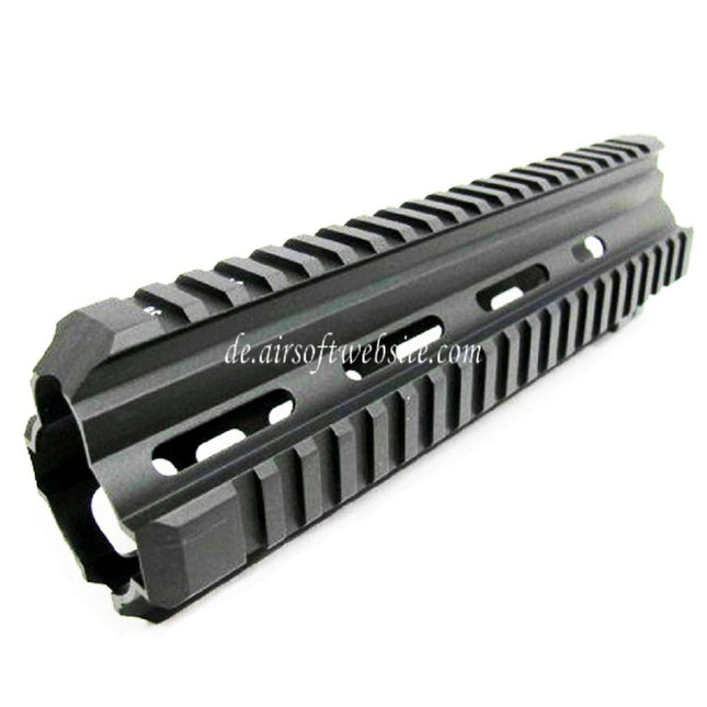 Airsoft Website CNC Aluminum 10.5 Zoll RAS Handschutz Schienen System Geeignet für 416 Serie AEG GBB Gewehre Schwarz