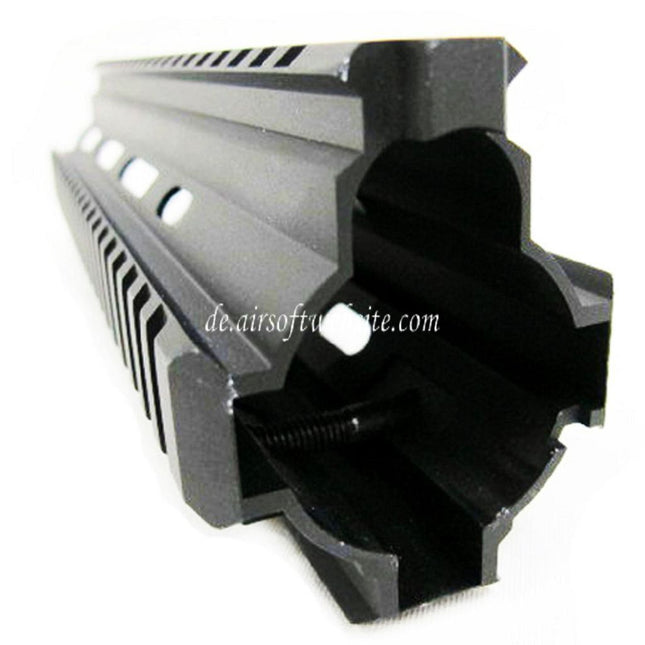 Airsoft Website CNC Aluminum 10.5 Zoll RAS Handschutz Schienen System Geeignet für 416 Serie AEG GBB Gewehre Schwarz