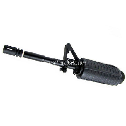 E&C CNC Aluminum RAS vordere Set Handschutz Schienen System mit 12.5 Zoll Outer Barrel Geeignet für M4 M16 M4A1 Serie AEG Gewehre Airsoft Schwarz