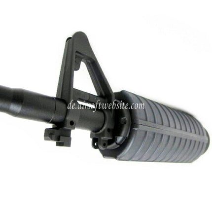 E&C CNC Aluminum RAS vordere Set Handschutz Schienen System mit 12.5 Zoll Outer Barrel Geeignet für M4 M16 M4A1 Serie AEG Gewehre Airsoft Schwarz