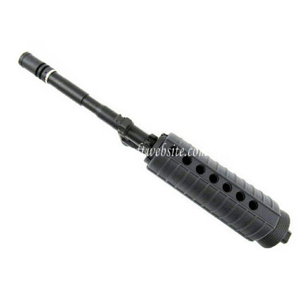 E&C CNC Aluminum RAS vordere Set Handschutz Schienen System mit 12.5 Zoll Outer Barrel Geeignet für M4 M16 M4A1 Serie AEG Gewehre Airsoft Schwarz