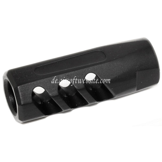 APS EMG Licensed F1 Firearms CMB Flat Faced Mündungsbremse Mündungsfeuerdämpfer Geeignet für -14mm CCW CCW Gegen den Uhrzeigersinn Lauf Gewehre Airsoft