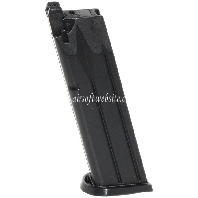 Airsoft Website 21rd Gas Magazin Geeignet für WE (WE-TECH) Bulldog Tokyo Marui PX4 GBB Pistolen Airsoft Schwarz