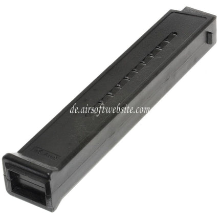 AIRSOFT WEBSITE 110rd Mid-Cap Magazin Geeignet für H&K Umarex UMP Serie AEG Gewehre Schwarz