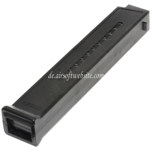 AIRSOFT WEBSITE 110rd Mid-Cap Magazin Geeignet für H&K Umarex UMP Serie AEG Gewehre Schwarz