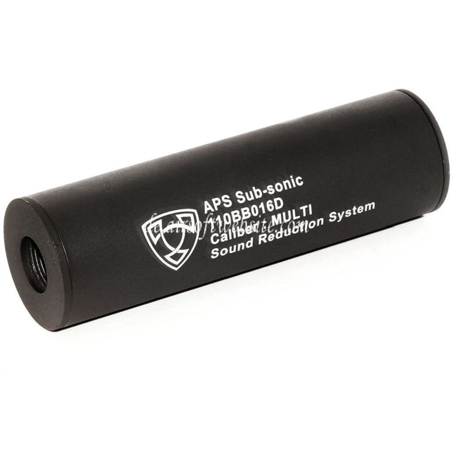 APS 110mm Aluminum Schalldämpfer Laufverlängerungsrohr -14mm CCW Gegen den Uhrzeigersinn / +14mm CW Rechtsgewinde