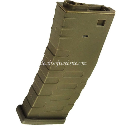APS 300rd Polymer Hi-Cap Magazin Geeignet für M4 M16 Serie AEG Gewehre Airsoft
