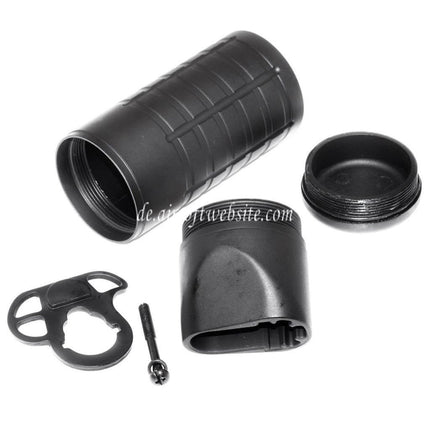 APS Mini Patriot Schaft 150mm Geeignet für ASR106 M4 M16 Serie AEG Gewehre Airsoft Schwarz