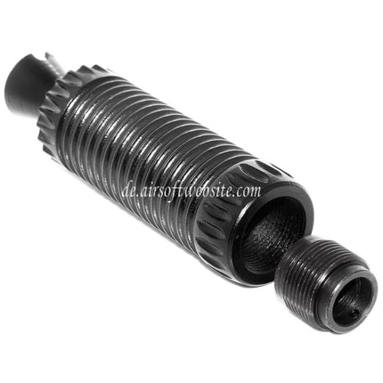 5KU Stahl AKMSU Compensator Mündungsfeuerdämpfer Geeignet für -14mm CCW Gegen den Uhrzeigersinn Lauf Gewehre Airsoft Schwarz