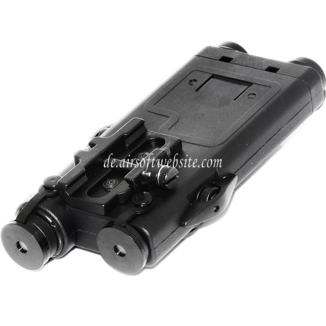 Airsoft Website PEQ 2 Stil Batteriefach Box mit 20mm RIS Mount Geeignet für AEG Schwarz