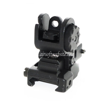 D-BOYS 300/600 Hochklappen Kimme Geeignet für 20mm Schiene Gewehre Airsoft