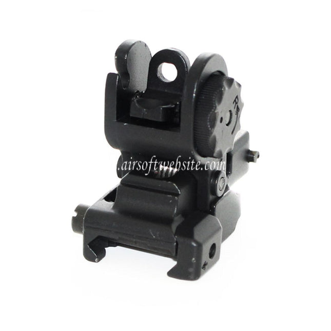 D-BOYS 300/600 Hochklappen Kimme Geeignet für 20mm Schiene Gewehre Airsoft