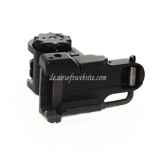D-BOYS 300/600 Hochklappen Kimme Geeignet für 20mm Schiene Gewehre Airsoft