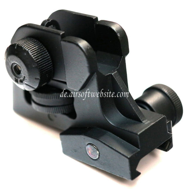 D-BOYS Taktisch CQB Dual Apertures Kimme Geeignet für 20mm Schiene Gewehre Airsoft