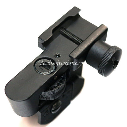 D-BOYS Taktisch CQB Dual Apertures Kimme Geeignet für 20mm Schiene Gewehre Airsoft