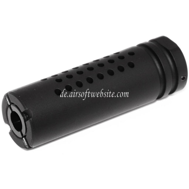 APS UAR Muzzle Mündungsfeuerdämpfer Geeignet für -14mm CCW Gegen den Uhrzeigersinn Lauf Gewehre Airsoft Schwarz