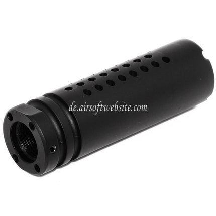 APS UAR Muzzle Mündungsfeuerdämpfer Geeignet für -14mm CCW Gegen den Uhrzeigersinn Lauf Gewehre Airsoft Schwarz