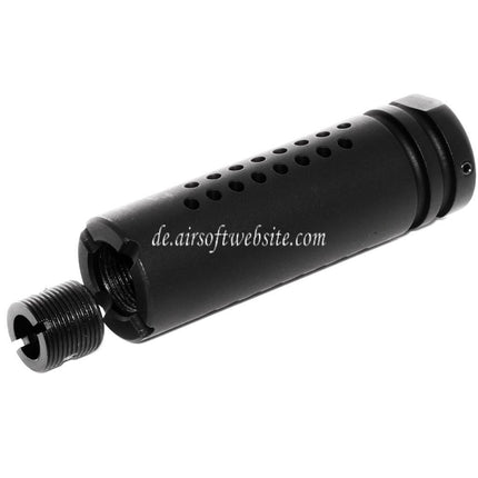 APS UAR Muzzle Mündungsfeuerdämpfer Geeignet für -14mm CCW Gegen den Uhrzeigersinn Lauf Gewehre Airsoft Schwarz