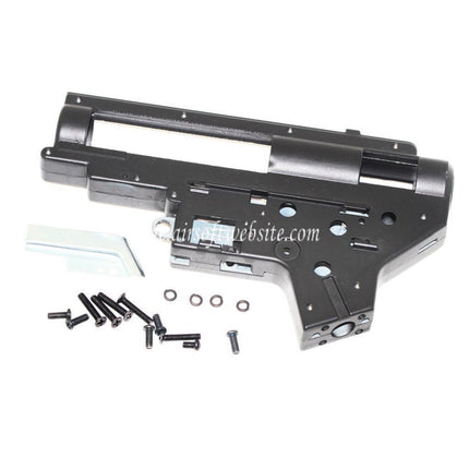 D-BOYS 7mm Lager AEG Verstärktes Getriebegehäuse Version 2 Geeignet für M4 Serie AEG Gewehre Airsoft Schwarz