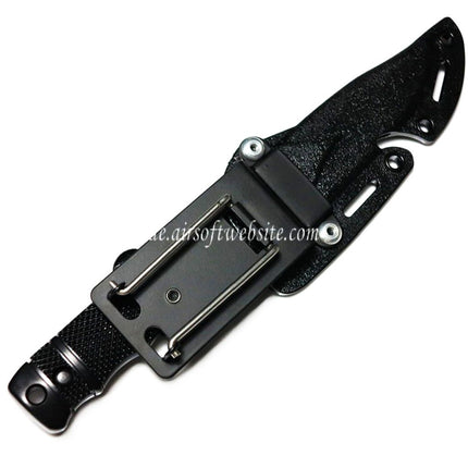 CYMA Plastik M37 Seal Pup Messer (nicht scharfes weiches Gummi Attrappenmesser) mit Scheide