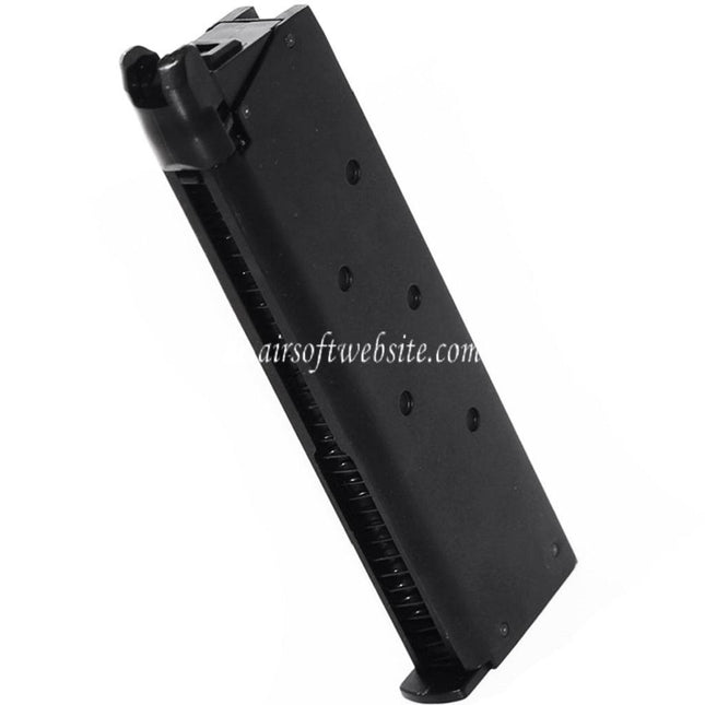 Army Armament 28rd Gas Magazin Geeignet für Kimber Warrior R27 R28 DOUBLE BELL E&C Tokyo Marui 1911 Serie GBB Pistolen Airsoft Schwarz
