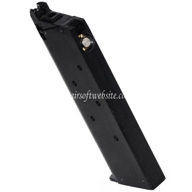 Army Armament 28rd Gas Magazin Geeignet für Kimber Warrior R27 R28 DOUBLE BELL E&C Tokyo Marui 1911 Serie GBB Pistolen Airsoft Schwarz