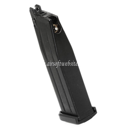 AIRSOFT WEBSITE 31rd Gas Magazin Geeignet für Hi-Capa Serie GBB Pistolen Schwarz