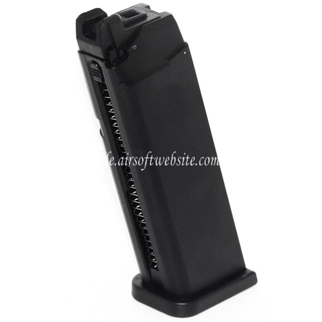 ARMY ARMAMENT 25rd Gas Magazin Geeignet für G17 G18C G-Serie GBB Pistolen Airsoft Schwarz